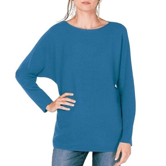 Vila Milano Women’s Size 1X Dolman Sleeves Ribbed Knit Sweater - Picture 1 of 11